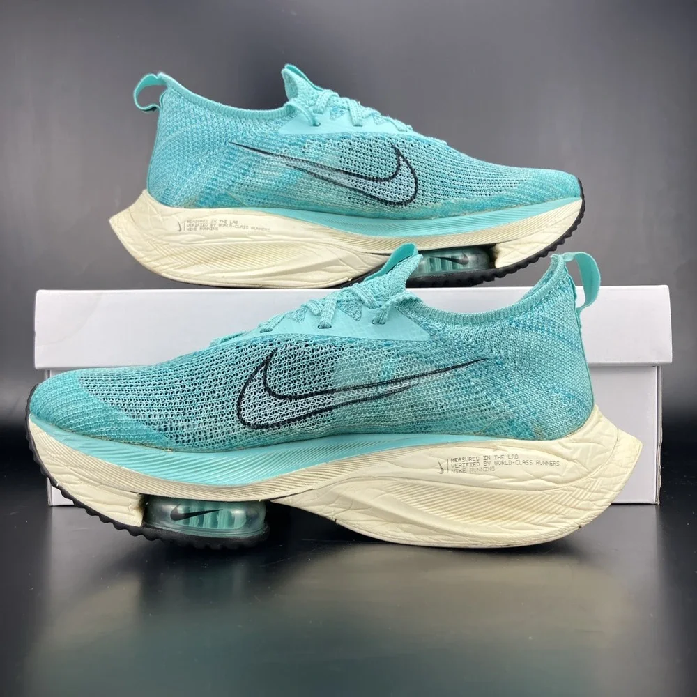 Nike Air Zoom Alphafly Next% - Women's Size 8.5 'Aqua Green' (CZ1514-300)